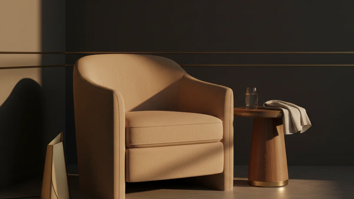 A calm, warm-lit studio space representing postnatal pelvic floor and core recovery in Melbourne